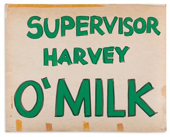(CALIFORNIA.) School placards in honor of gay rights pioneer Harvey Milk.